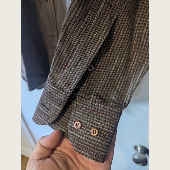 M MISSONI - Classic striped shirt - Sz 38 / 15 - Picture 4 of 7